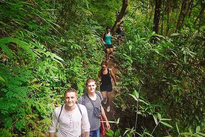 Jungle trek through the hills of northern Thailand